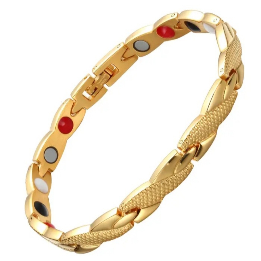 1pc Magnetic Bracelets For Women, Titanium Steel Magnetic Bracelet